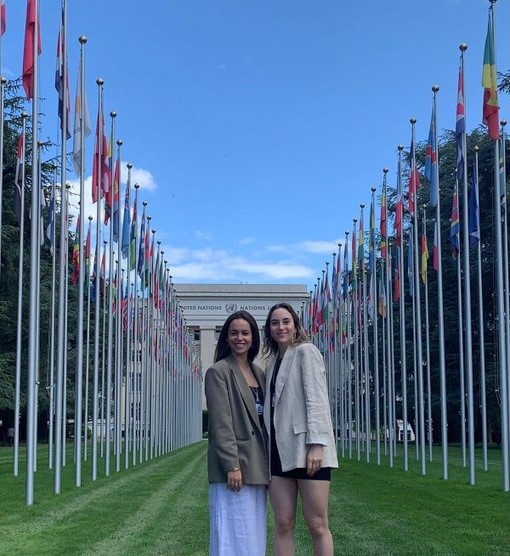 Alumnes de la UIB preparant la sesió del Comité de Drets Humans de l’ONU: arrenca el segon any del projecte